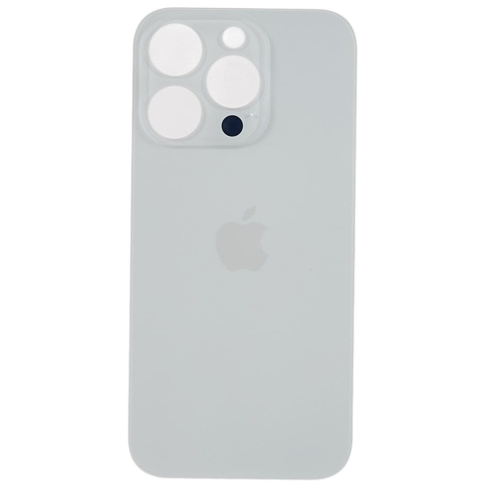 Pièce compatible Vitres arrières Vitre arrière (Adhésif) iPhone 14 Pro Max Blanc