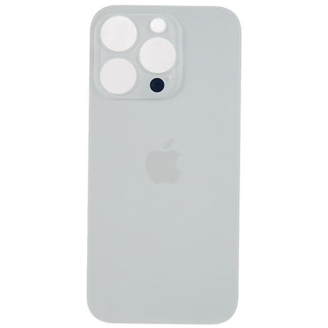 Pièce compatible Vitres arrières Vitre arrière (Adhésif) iPhone 14 Pro Max Blanc