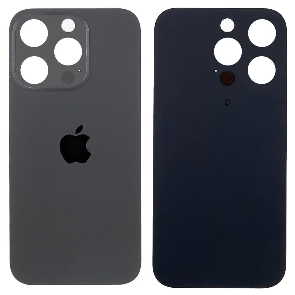Pièce compatible Vitres arrières Vitre arrière (Adhésif) iPhone 14 Pro Noir