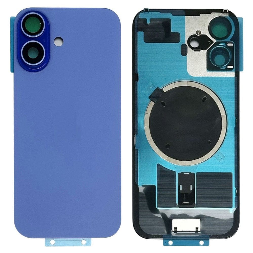 Livraison gratuite Vitres arrières Vitre arrière complète iPhone 16 Outremer (Avec MagSafe)