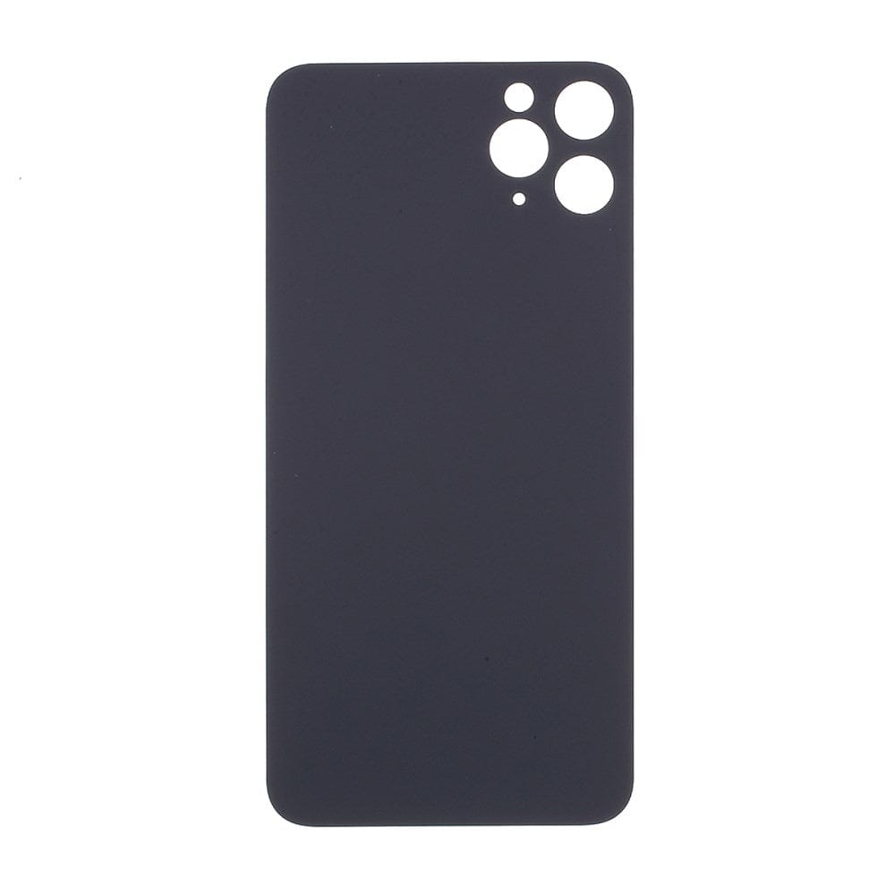 Livraison gratuite Vitres arrières Vitre arrière iPhone 11 Pro Noir (Big Hole)