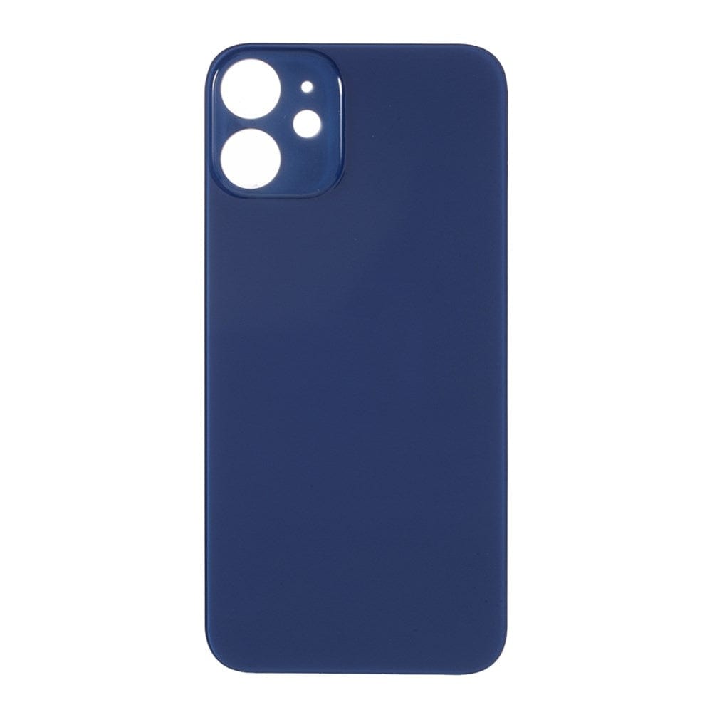 Livraison gratuite Vitres arrières Vitre arrière iPhone 12 Bleu (Big Hole)