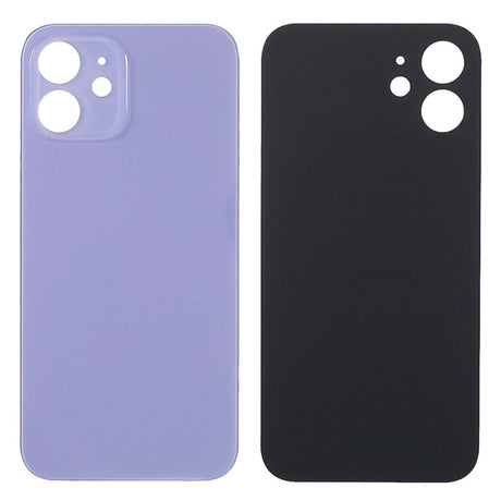 Livraison gratuite Vitres arrières Vitre arrière iPhone 12 Mauve (Big Hole)