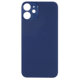 Livraison gratuite Vitres arrières Vitre arrière iPhone 12 Mini Bleu (Big Hole)