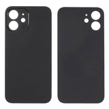 Livraison gratuite Vitres arrières Vitre arrière iPhone 12 Mini Noir (Big Hole)