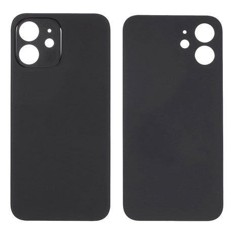 Livraison gratuite Vitres arrières Vitre arrière iPhone 12 Mini Noir (Big Hole)