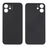 Livraison gratuite Vitres arrières Vitre arrière iPhone 12 Noir (Big Hole)