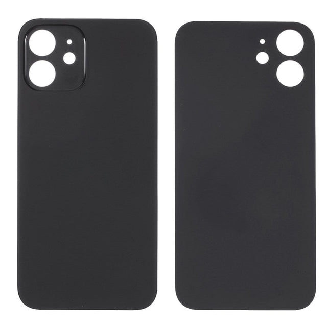 Livraison gratuite Vitres arrières Vitre arrière iPhone 12 Noir (Big Hole)