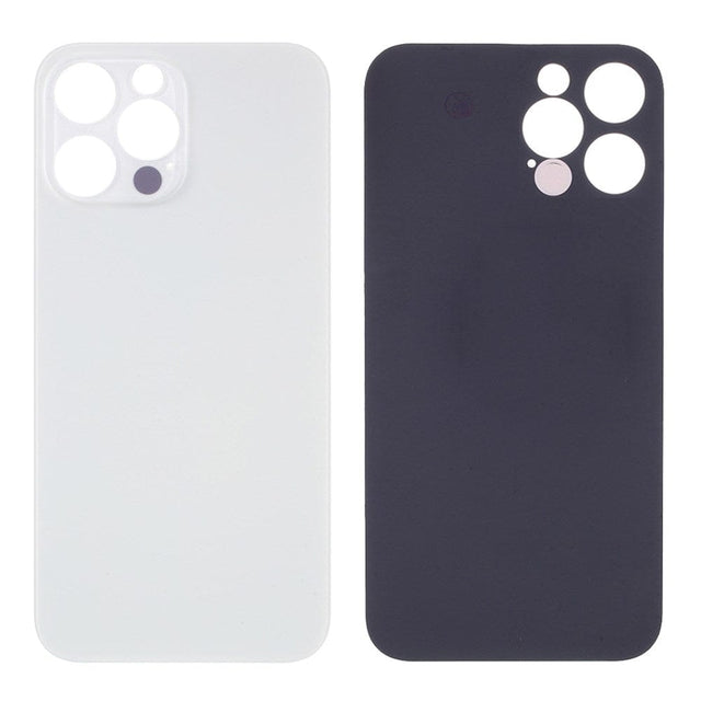 Livraison gratuite Vitres arrières Vitre arrière iPhone 12 Pro Blanc (Big Hole)
