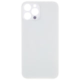 Livraison gratuite Vitres arrières Vitre arrière iPhone 12 Pro Max Blanc (Big Hole)