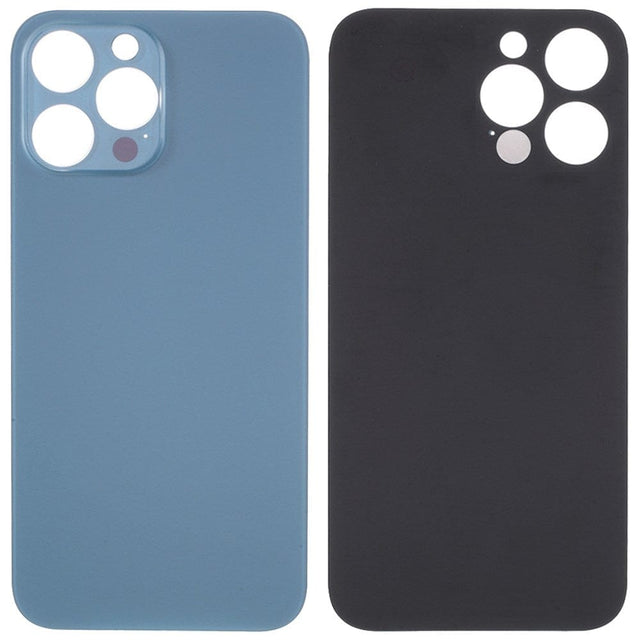 Livraison gratuite Vitres arrières Vitre arrière iPhone 12 Pro Max Bleu Pacifique (Big Hole)