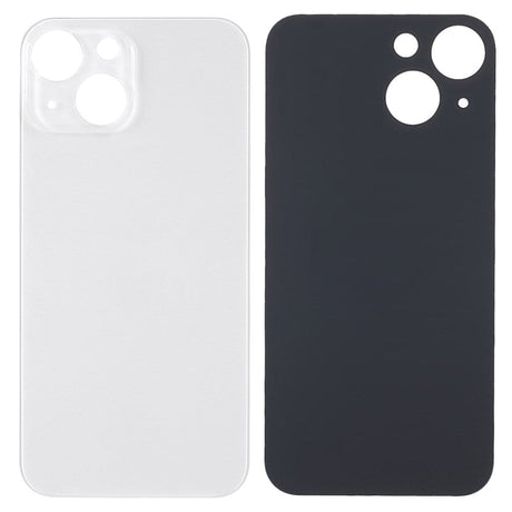 Livraison gratuite Vitres arrières Vitre arrière iPhone 13 Blanc (Big Hole)