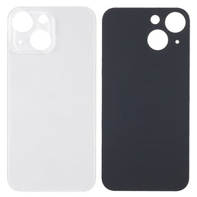 Livraison gratuite Vitres arrières Vitre arrière iPhone 13 Mini Blanc (Big Hole)