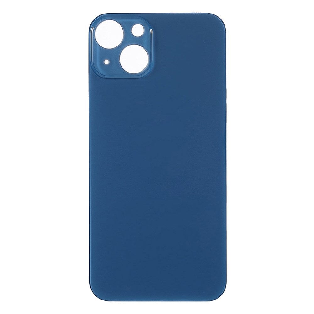 Livraison gratuite Vitres arrières Vitre arrière iPhone 13 Mini Bleu (Big Hole)