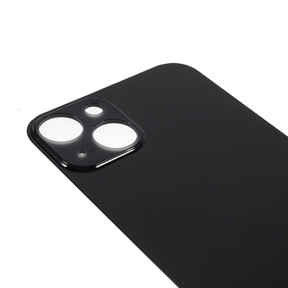 Livraison gratuite Vitres arrières Vitre arrière iPhone 13 Mini Noir (Big Hole)