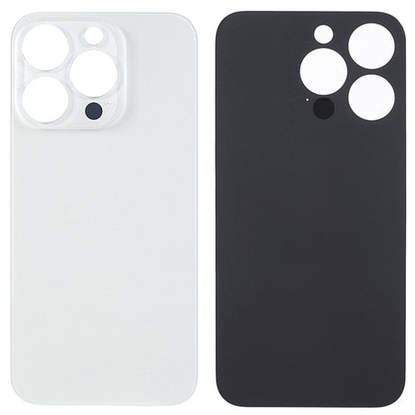 Livraison gratuite Vitres arrières Vitre arrière iPhone 13 Pro Blanc (Big Hole)