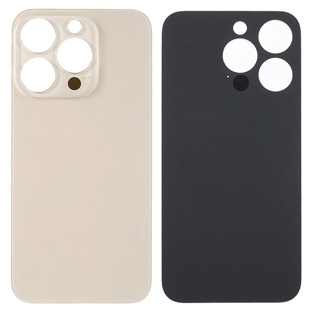 Livraison gratuite Vitres arrières Vitre arrière iPhone 13 Pro Gold (Big Hole)