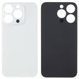 Livraison gratuite Vitres arrières Vitre arrière iPhone 13 Pro Max Blanc (Big Hole)