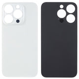 Livraison gratuite Vitres arrières Vitre arrière iPhone 13 Pro Max Blanc (Big Hole)