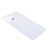 Livraison gratuite Vitres arrières Vitre arrière iPhone 13 Pro Max Blanc (Big Hole)
