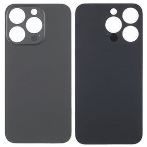 Livraison gratuite Vitres arrières Vitre arrière iPhone 13 Pro Max Noir (Big Hole)