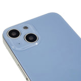 Livraison gratuite Vitres arrières Vitre arrière iPhone 14 Bleu (Big Hole)