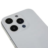 Livraison gratuite Vitres arrières Vitre arrière iPhone 14 Pro Blanc (Big Hole)