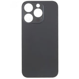 Livraison gratuite Vitres arrières Vitre arrière iPhone 14 Pro Noir (Big Hole)