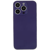 Livraison gratuite Vitres arrières Vitre arrière iPhone 14 Pro Violet intense (Big Hole)