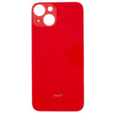 Livraison gratuite Vitres arrières Vitre arrière iPhone 14 Rouge (Red) (Big Hole)