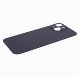 Livraison gratuite Vitres arrières Vitre arrière iPhone 15 Noir (Big Hole)