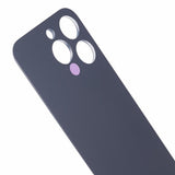 Livraison gratuite Vitres arrières Vitre arrière iPhone 15 Pro Bleu (Big Hole)