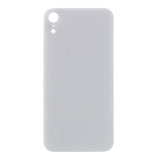 Livraison gratuite Vitres arrières Vitre arrière iPhone Xr Blanc (Big Hole)
