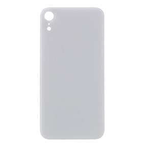 Livraison gratuite Vitres arrières Vitre arrière iPhone Xr Blanc (Big Hole)