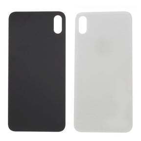 Livraison gratuite Vitres arrières Vitre arrière iPhone Xs Blanc (Big Hole)