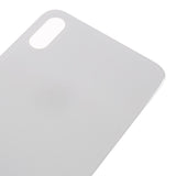 Livraison gratuite Vitres arrières Vitre arrière iPhone Xs Blanc (Big Hole)