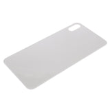 Livraison gratuite Vitres arrières Vitre arrière iPhone Xs Max Blanc (Big Hole)