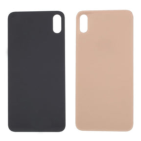 Livraison gratuite Vitres arrières Vitre arrière iPhone Xs Max Gold (Big Hole)