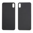 Livraison gratuite Vitres arrières Vitre arrière iPhone Xs Max Noir (Big Hole)