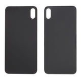 Livraison gratuite Vitres arrières Vitre arrière iPhone Xs Max Noir (Big Hole)
